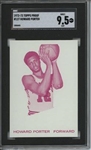 1972 Topps #127 Howard Porter 9 card progressive proof.